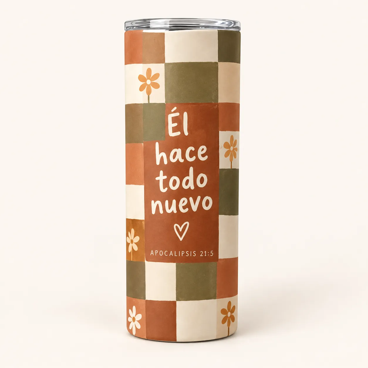 Vaso Él hace todo nuevo